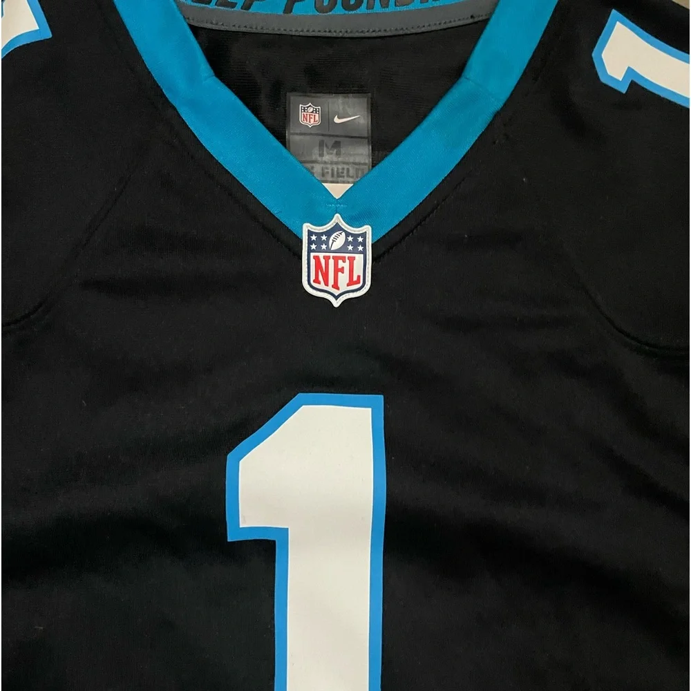 Men Nike Cam Newton Carolina Panthers Road NFL Football Jersey - Picture 2 of 3